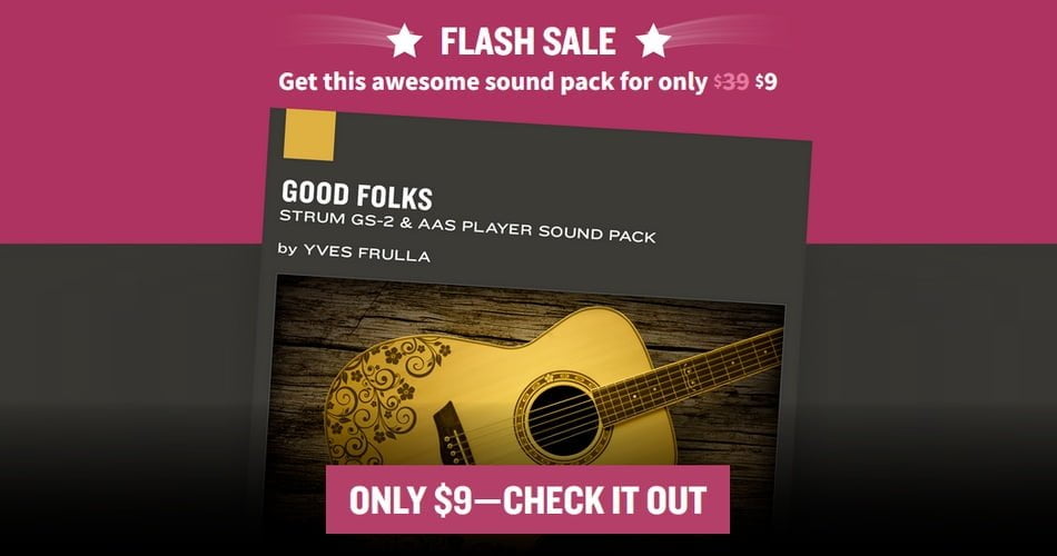 Good Folks sound pack for Strum GS-2 & AAS Player on sale for $9 USD!