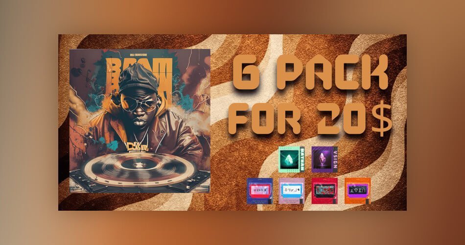 Loop Nation HipHop Boom Bundle: 6 sample packs for $20 USD!