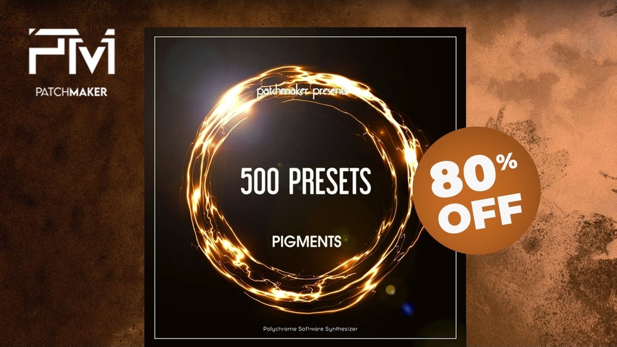 500 Presets for Pigments by Patchmaker on sale for $9 USD