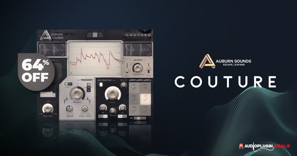 Save 64% on Couture dynamics plugin by Auburn Sounds