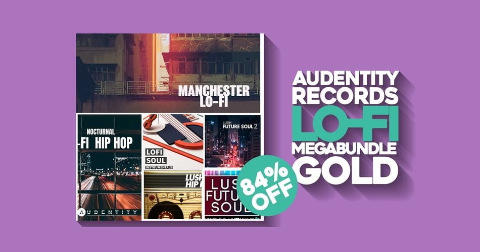 Save 84% on Lo-Fi Mega Bundle Gold by Audentity Records