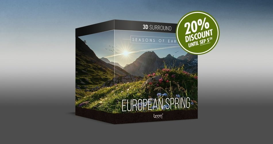 BOOM Library launches European Spring sound library at intro offer