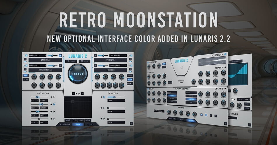 Luftrum updates Lunaris pads instrument to v2.2, on sale at 25% OFF