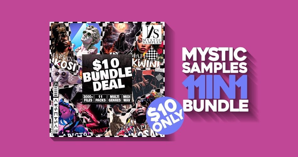 11-in-1 sample pack by Mystic Samples for $10 USD!