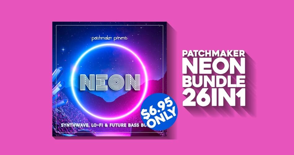 Neon Bundle: 26 sound packs by Patchmaker for $6.95 USD!