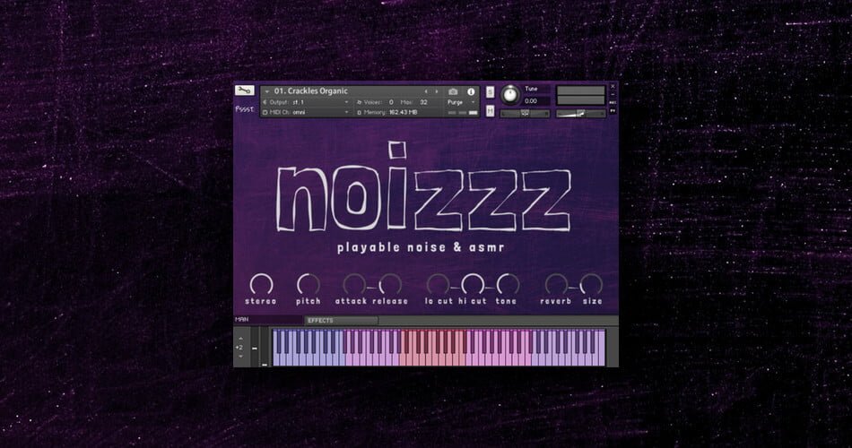 NOIZZZ: Playable Noises & ASMR for Kontakt by Pssst! Instruments