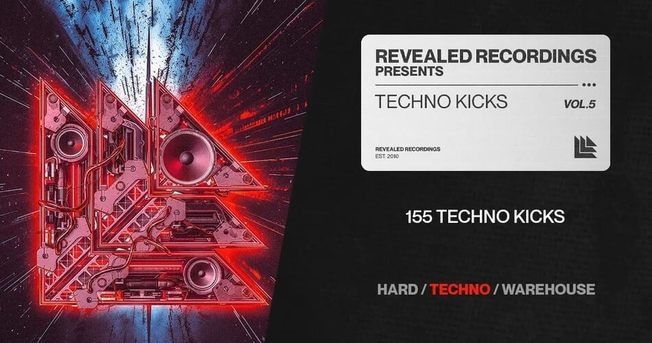 Alonso Sound intros Revealed Techno Kicks Vol. 5 sample pack