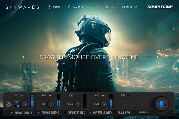 Sampleson releases Skywaves cinematic soundscapes designer