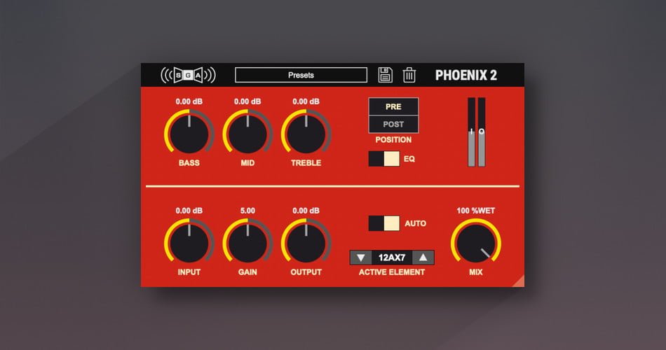 Shattered Glass Audio updates Phoenix 2 preamp effect plugin to v1.1.0