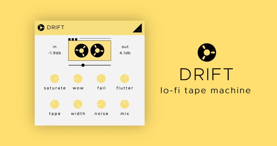 SoundGhost releases Drift lo-fi tape machine effect plugin
