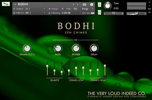 Bodhi: Zen Chimes sample library for Native Instruments Kontakt