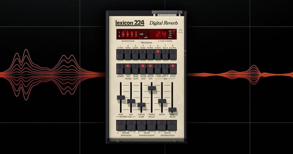 Lexicon 224 Digital Reverb by Universal Audio on sale for $89 USD