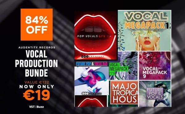 Save 84% on Vocal Production Bundle by Audentity Records