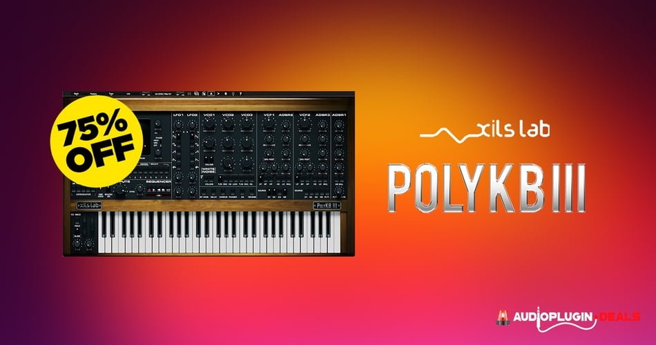 Save 75% on PolyKB III synthesizer by XILS-Lab