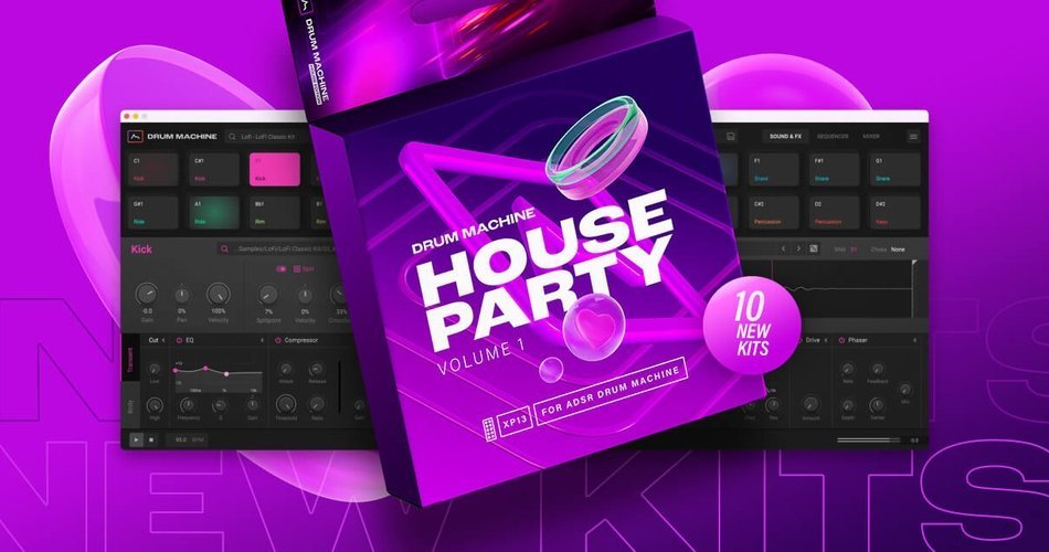 House Party v.1 Expansion for ADSR Drum Machine