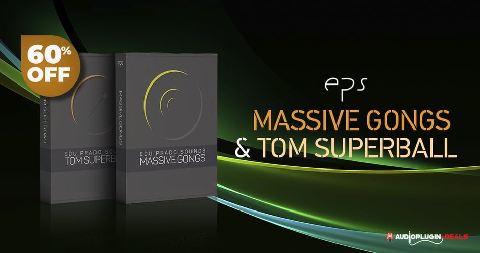 Save 60% on Massive Gongs + Tom Superball Bundle by Edu Prado Sounds