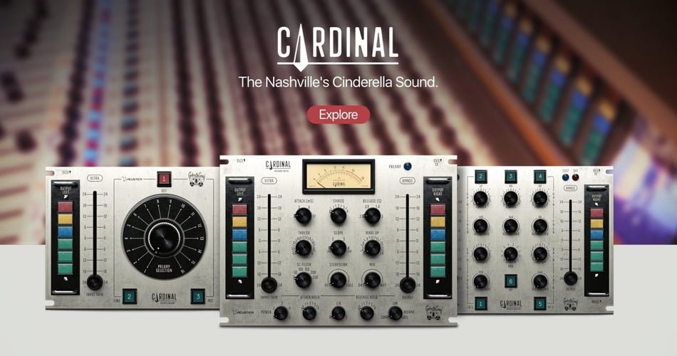 Acustica Audio releases Cardinal 70s custom console plugin suite