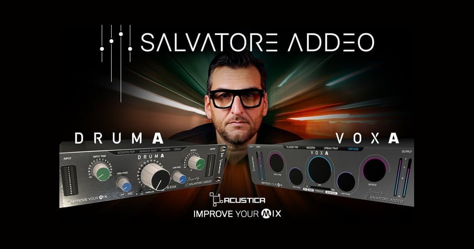 Acustica Audio launches Voxa & Druma effect plugins