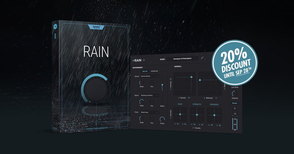 RAIN: Dynamic rain generator plugin by BOOM Library