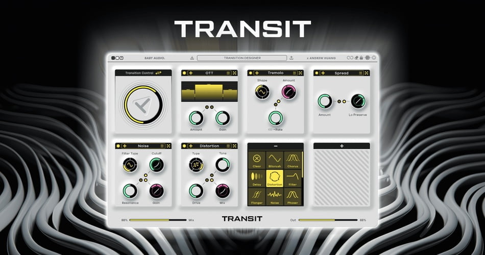 Baby Audio updates Transit transition effect plugin to v1.1