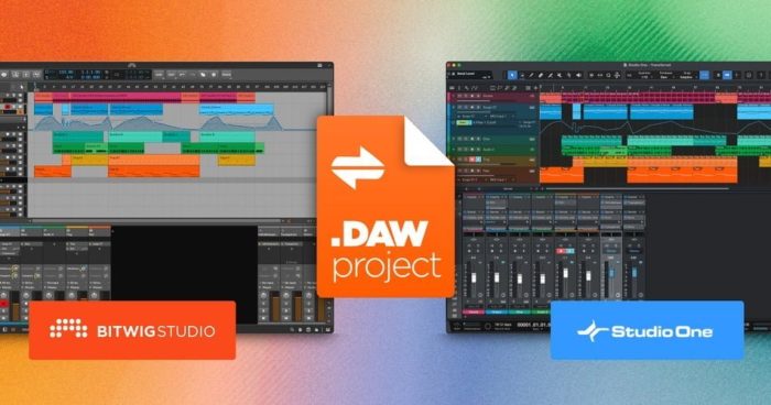 Bitwig Studio One DAWproject