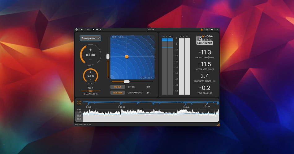 HOFA-Plugins releases IQ-Series Limiter V2 effect plugin at intro offer