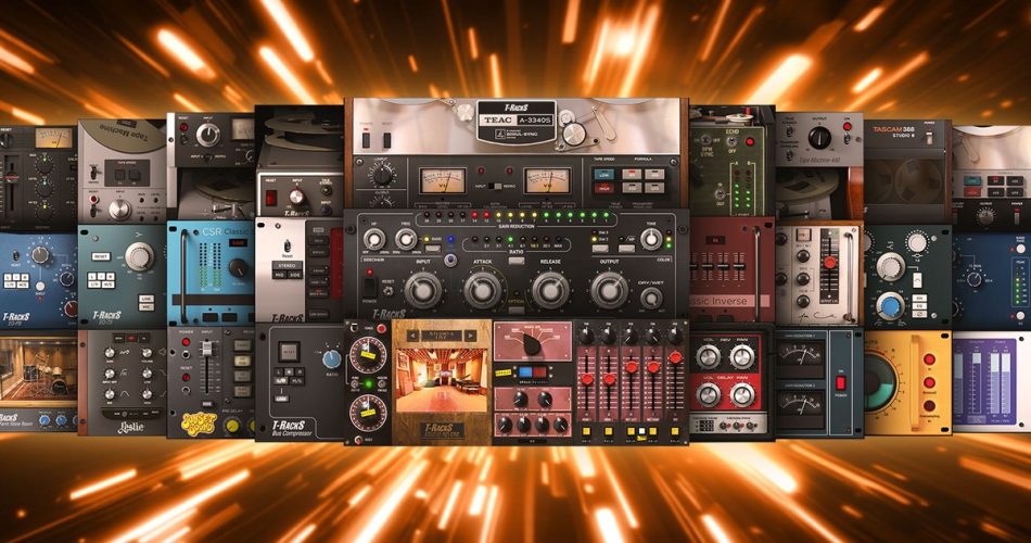 T-RackS 5 MAX v2 plugin bundle by IK Multimedia on sale for .99 USD!