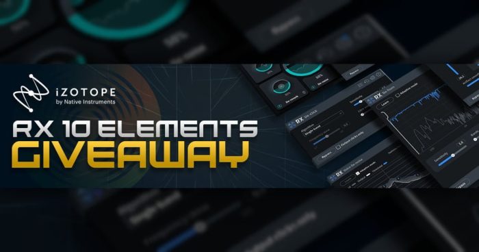 KVR iZotope RX 10 Elements Giveaway