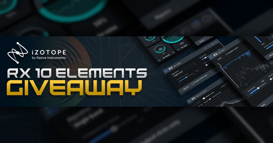 KVR Audio launches iZotope RX Elements Giveaway