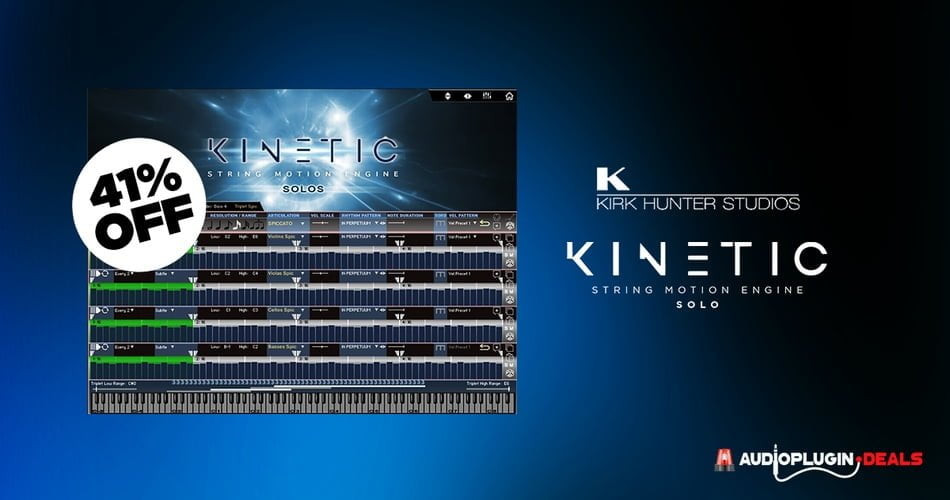 Kinetic Solo & Chamber Strings by Kirk Hunter Studios on sale for $119 USD