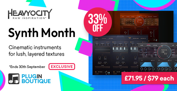 Heavyocity’s Mosaic instruments for Kontakt Player on sale at 33% OFF