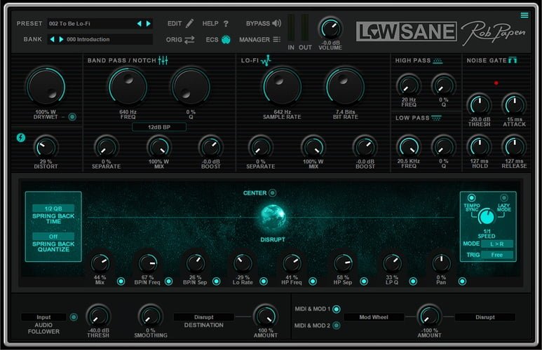 Rob Papen launches LowSane dynamic lofi multi-effect plugin