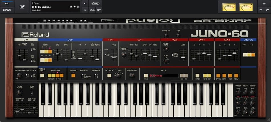 Roland updates JUNO-60 software synthesizer to v2
