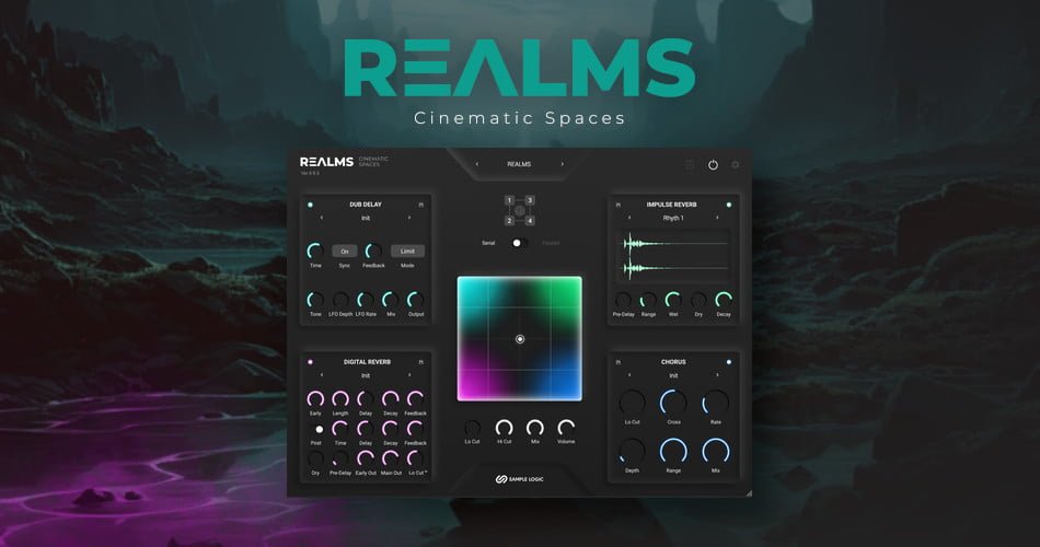 Sample Logic updates Realms spatial audio plugin + 50% OFF sale