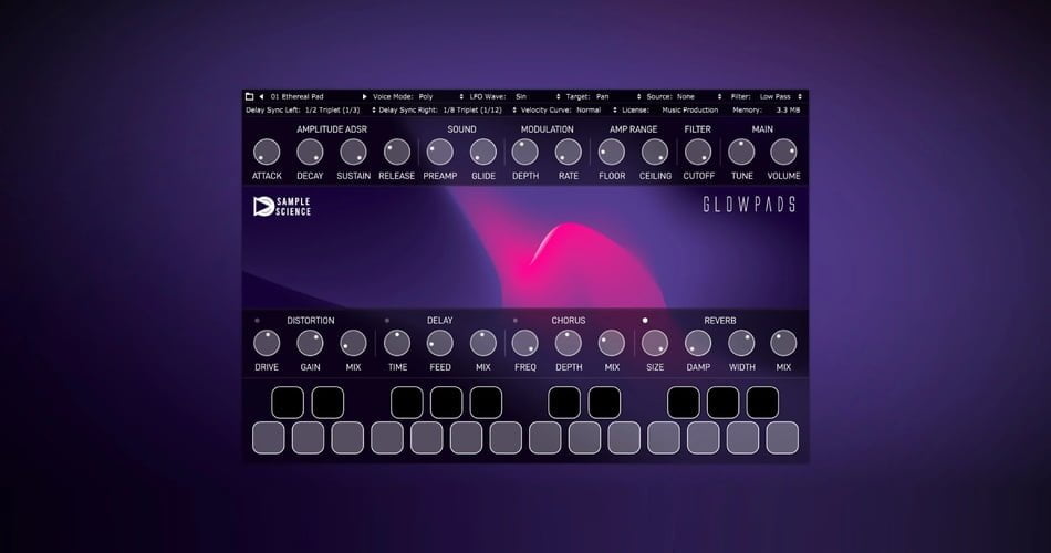 GlowPads cinematic soundscape plugin by SampleScience on sale at 70% OFF