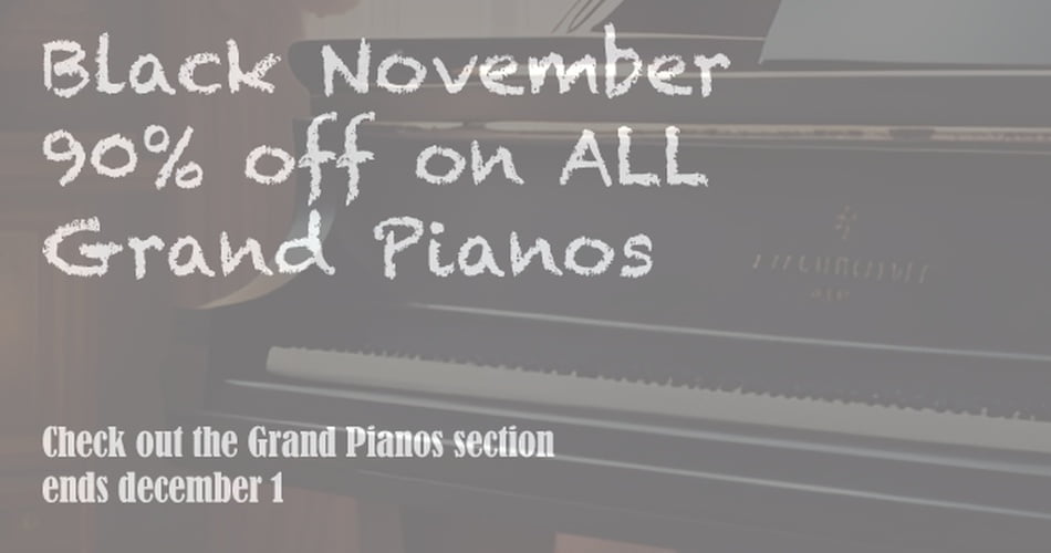 SampleTekk Black November Sale: Get 90% discount on grand pianos