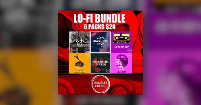 Samples Choice LoFi Bundle 6 Packs for 20