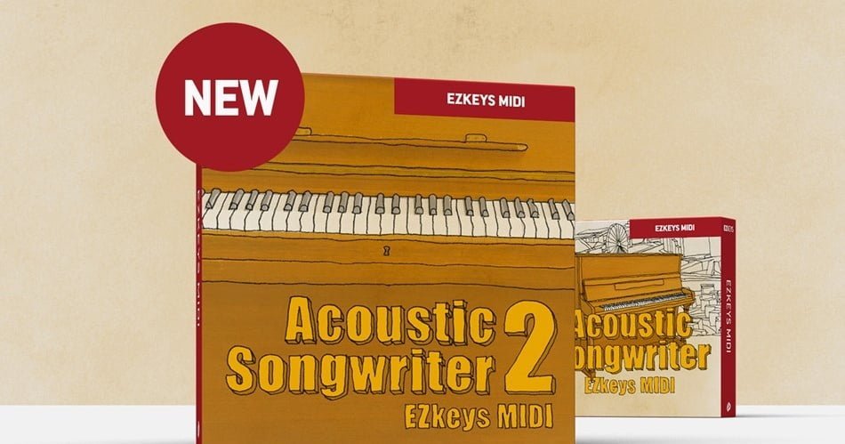Toontrack releases Acoustic Songwriter 2 EZkeys MIDI pack