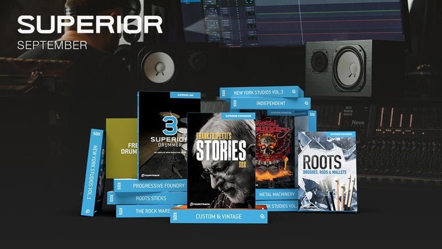 Toontrack launches Superior September campaign, announces SDX by Frank Filipetti