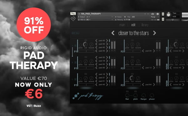Pad Therapy for Kontakt by Rigid Audio on sale at 91% OFF