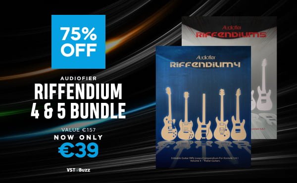 Riffendium 4 & 5 Bundle by Audiofier on sale at 75% OFF