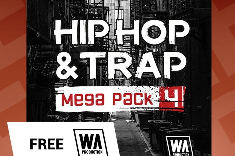 Hip Hop & Trap Mega Pack 4 FREE with purchase at W.A. Production
