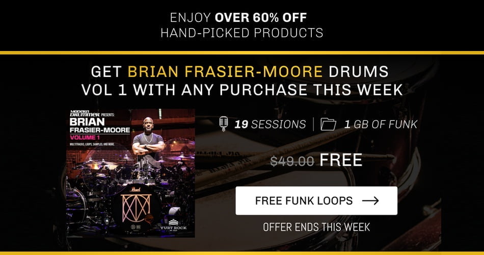 Yurt Rock Weekend Sale FREE Brian Frasier Moore Drums