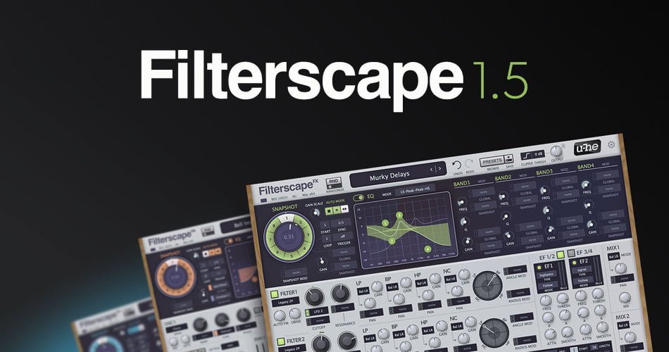u-he updates Filterscape effect plugin to v1.5