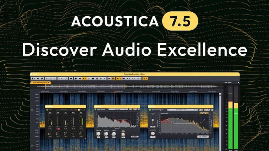 Acon Digital releases Acoustica 7.5 with speech recognition and new processing tools