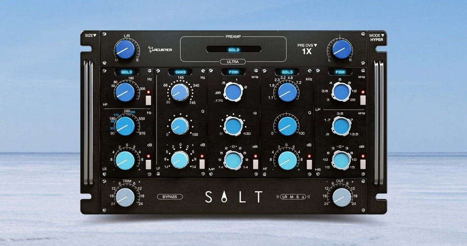 Acustica Audio launches Salt hybrid mixing EQ plugin