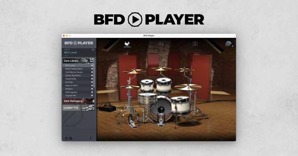 BFD releases BFD Player free drum virtual instrument