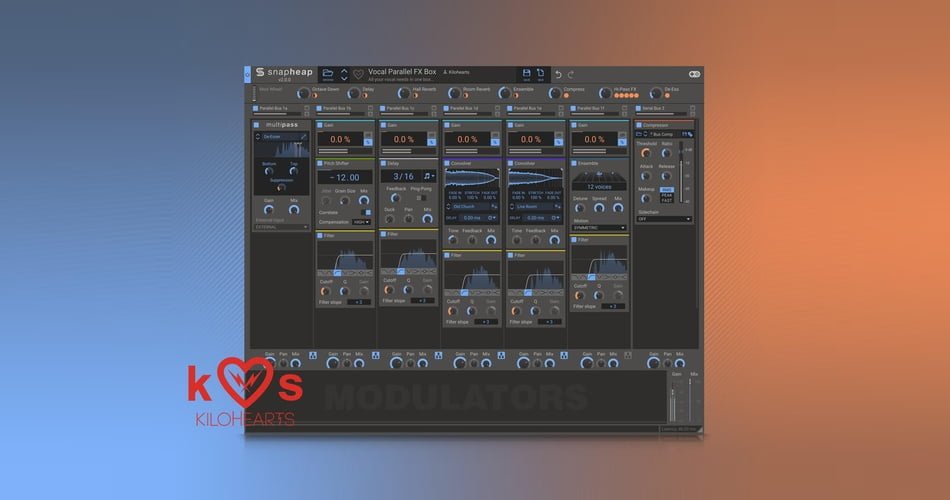 FREE Snap Heap plugin by Kilohearts for Bitwig Studio users