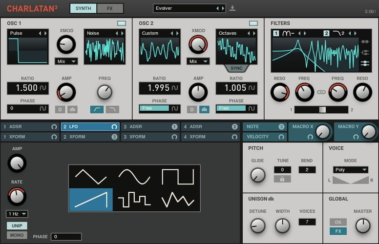 BlauKraut releases public beta of updated Charlatan free synthesizer