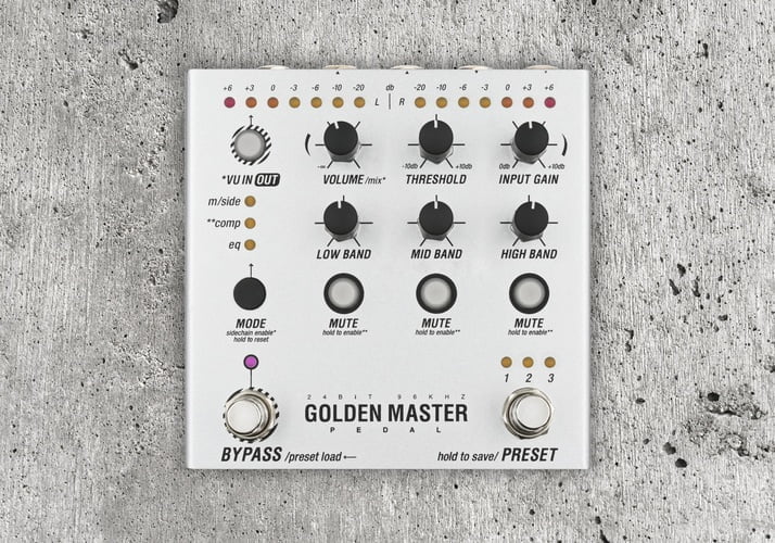 Endorphin.es launches Golden Master Pedal multiband processor